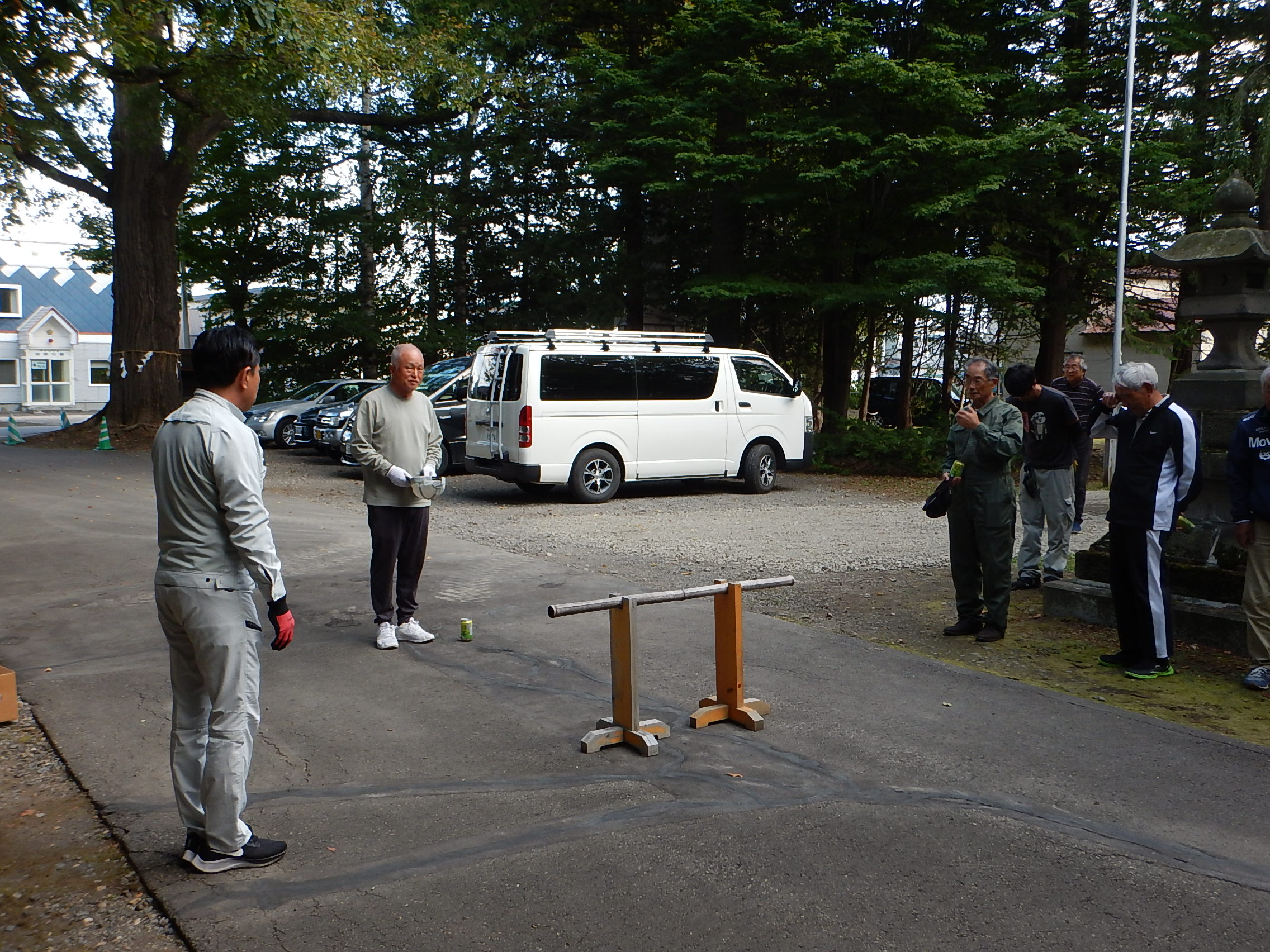 令和7年9月24日　秋季例大祭　幟降ろし